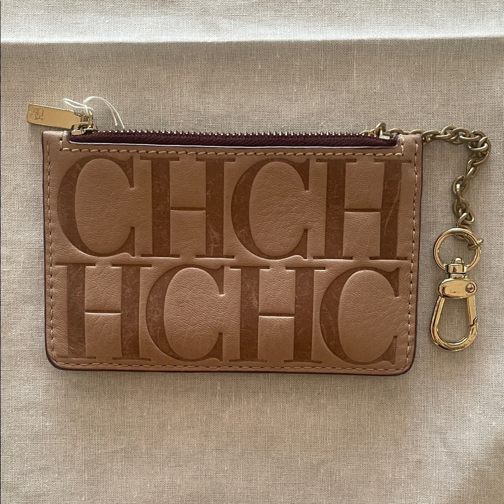 Carolina Herrera Wallet with Gold Chain